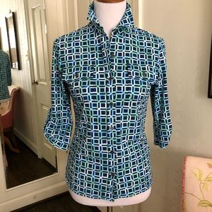J. McLaughlin 3/4 sleeve top